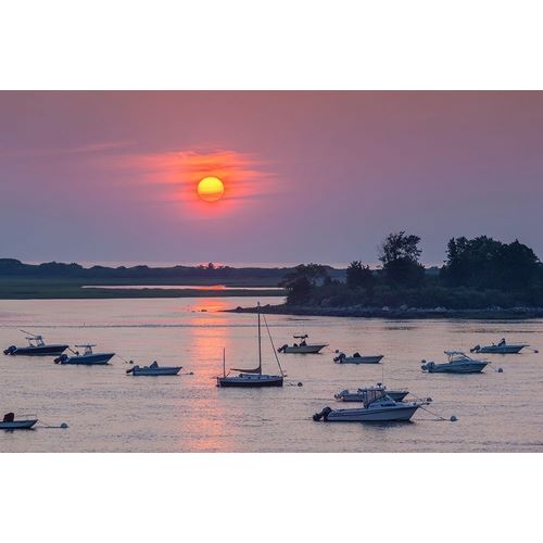 New England-Massachusetts-Ipswich-sunrise over Great Neck